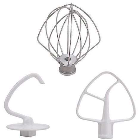 Crochet pétrisseur K45DH, batteur plat revêtu K45B pour robot pâtissier de cuisine (1/5)