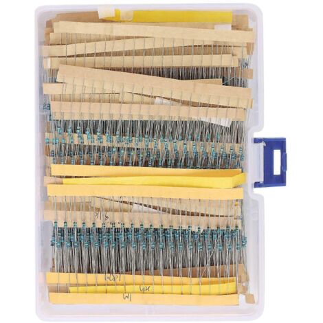 Lot de 2600 résistances à film métallique de 130 valeurs différentes (1/8 W et 0,125 W, précision 1 %) (1/5)