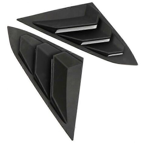 Garniture de cache de persiennes de lunette arrière noir mat pour 2016-2019-- (1/5)