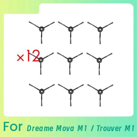 Lot de 12 brosses latérales de rechange pour aspirateur Dreame Mova M1 (voir photo). (1/5)