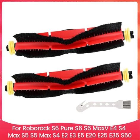 Brosses principales pour aspirateurs Roborock S6 Pure, S6 et S6 MaxV - Pièces détachées illustrées (1/5)