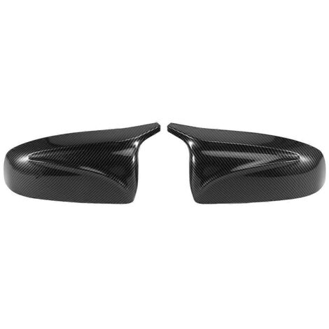 2 panneaux latéraux de rétroviseur pour BMW X5 E70 X6 E71 - Motif fibre de carbone (1/5)