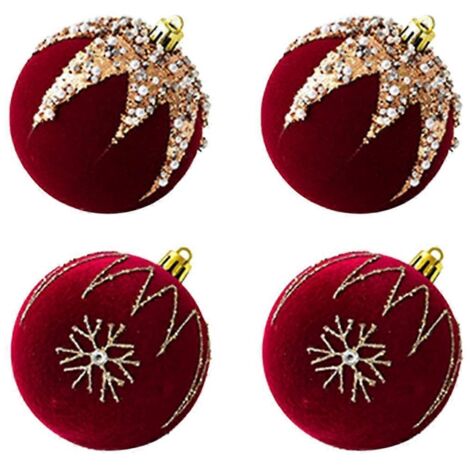 Décoration de sapin de Noël, sphères de Noël du Nouvel An C-- (1/5)