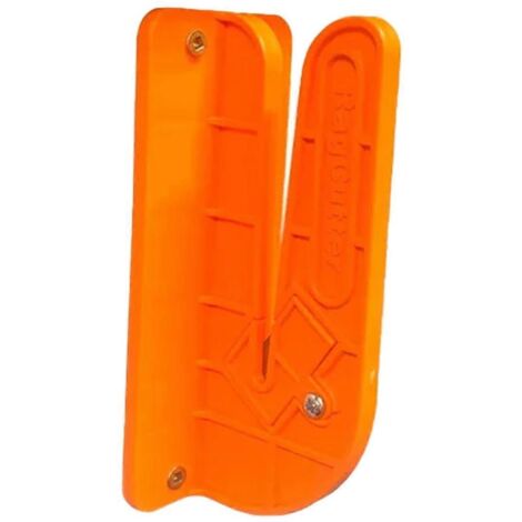 Coupe-chiffons mural, le coupe-chiffons orange-- (1/5)