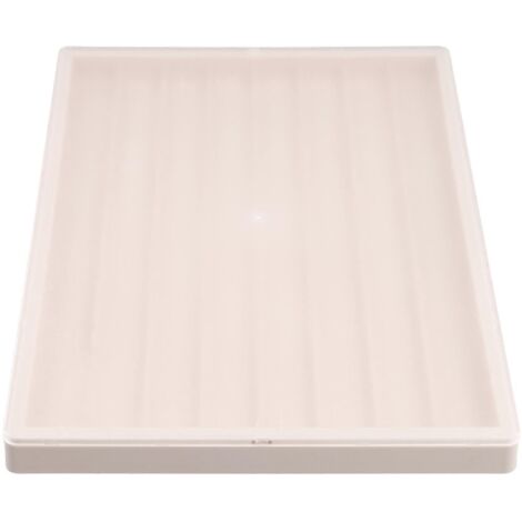Boîte de rangement étanche pour touches de clavier avec couvercle beige --- (1/5)