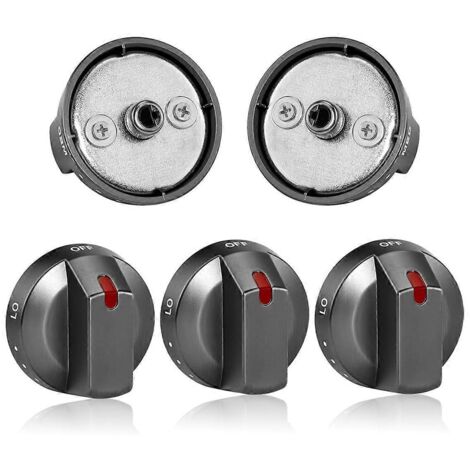 Lot de 5 boutons de cuisinière à gaz DG64-00473B pour four (1/5)