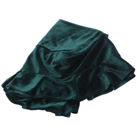 Housse de banc de piano en velours doré, housse de banc de piano double anti-poussière, F-- (1/5)