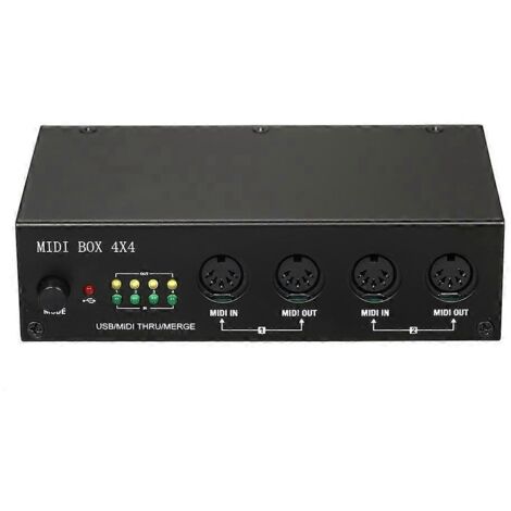 Interface MIDI USB UM4x4 4 entrées / 4 sorties 64 canaux MIDI 4i/4o-- (1/5)