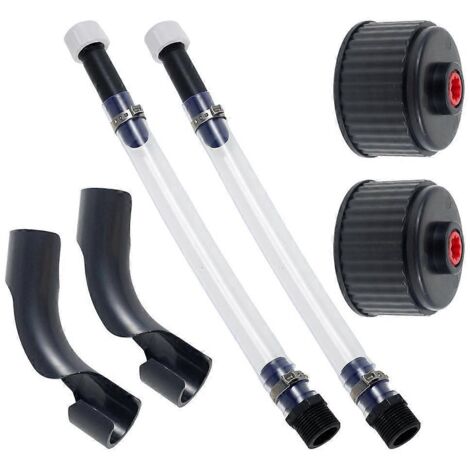 Tuyau de remplissage de carburant de course, tuyau de réservoir d'essence transparent en PVC -- (1/5)