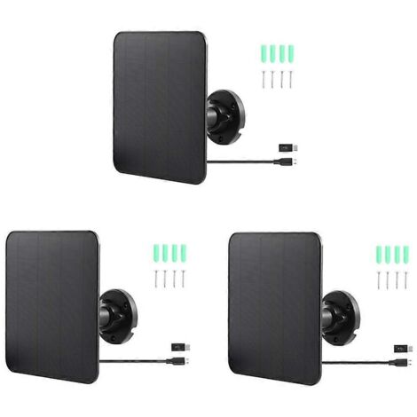 Panneau solaire 5V 5W avec câble pour appareil photo et chargeur solaire -- (1/5)