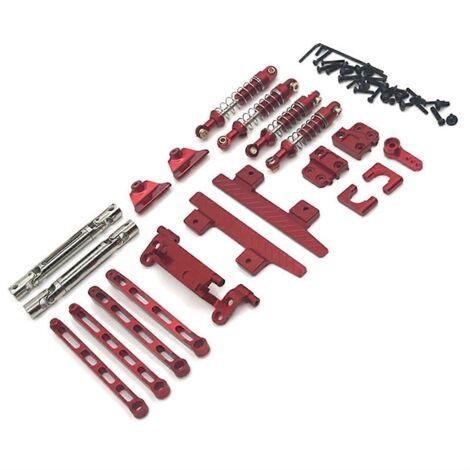 Biellette de direction avant et après arbre de transmission pour voiture RC (jeu rouge) (1/5)