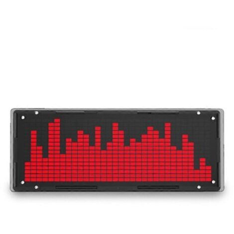 Kit de montage DIY d'affichage du spectre musical LED, rouge-- (1/5)