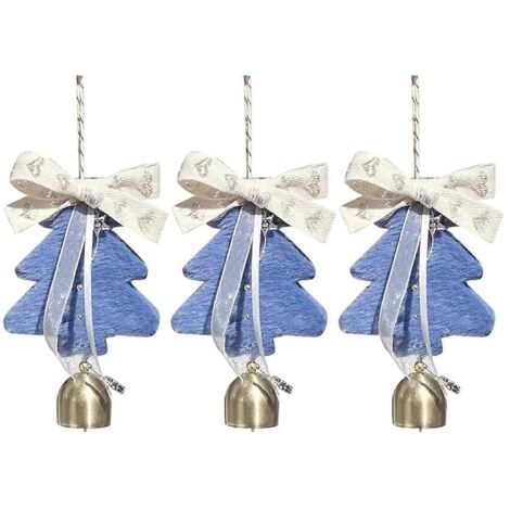 Pendentif sapin de Noël, pendentif clochette Bonne Année F-- (1/5)
