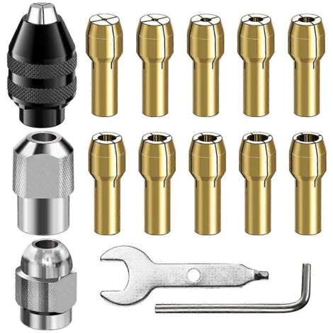 Mandrin sans clé de remplacement 1/32 po à 1/8 po pour perceuses 4486 et 4485 (1/5)