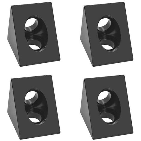 Connecteur d'équerre à 90 degrés pour CNC et imprimante 3D DIY, rainure en V, lot de 4 (1/5)
