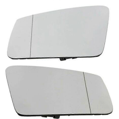 Rétroviseurs extérieurs chauffants en verre pour Mercedes-Benz Classe S/C/E W204 W212 (paire, droite + gauche) (1/5)