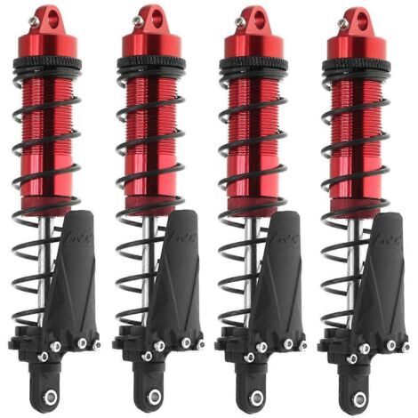 Lot de 4 amortisseurs à huile en métal de 120 mm pour crawler RC 1/10, noir. (1/5)