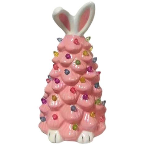 Décorations d'arbre de Pâques en forme de lapin, arbre de Pâques lumineux en forme de lapin A-- (1/5)