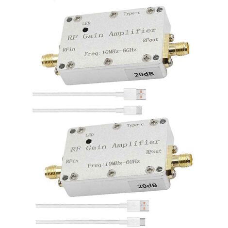 Amplificateur de gain RF 20 dB 433 MHz 1,2 GHz 1,5 GHz 2,4 GHz 5,8 GHz - Amplificateur de réception (1/5)