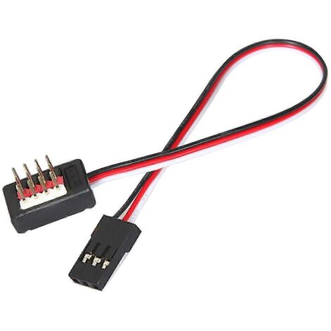 Câble d'extension de servo-ventilateur pour télécommande, longueur 1 à 4 lignes RC en Y (1/5)