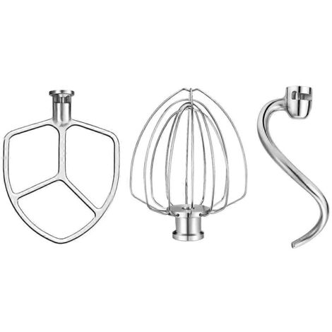 Accessoires en acier inoxydable pour robot pâtissier KitchenAid à bol relevable de 5,5 à 6 pintes. (1/5)
