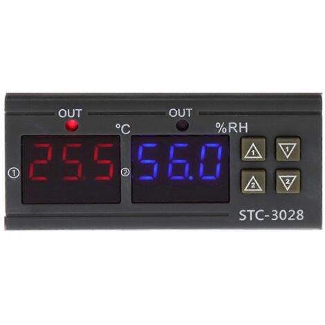 Thermostat numérique hygrostat contrôle de la température et de l'humidité STC 3028-- (1/5)