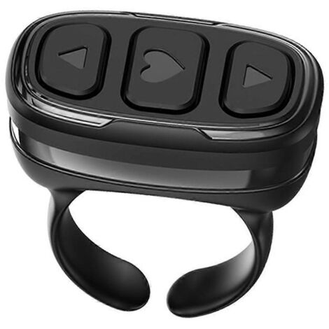 Bague de commande à distance Bluetooth noire - (1/5)