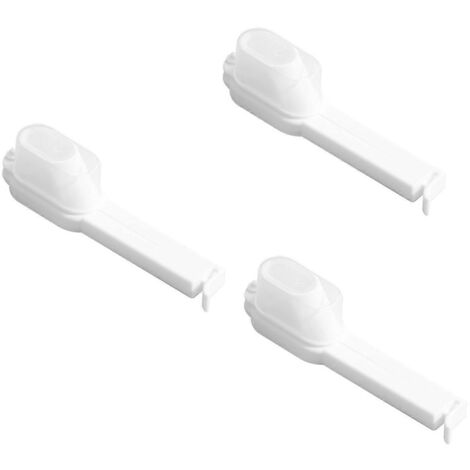 Lot de 6 pinces pour sacs alimentaires avec couvercle - Pinces de fermeture pour snacks, lait en poudre-- (1/5)