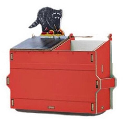Porte-stylo/organisateur de fournitures artistiques, papeterie scolaire tendance, rouge-- (1/5)