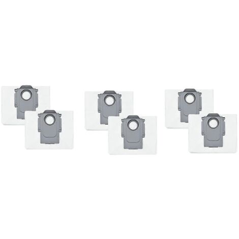Lot de 6 sacs à poussière pour Roborock S8 Pro Ultra, S8+, S7 MaxV Ultra/Max Ultra (1/5)
