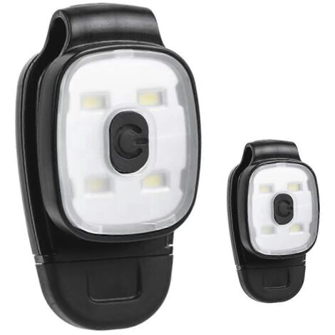 Lampe torche LED à pince rechargeable USB, étanche IPX4 (voir photo). (1/5)