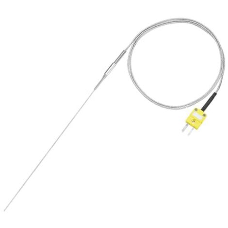 Sonde de température pour compteur -50 à 1100 °C, câble de 1 m (3,3 pi) 2,5 x 300 mm (1/5)