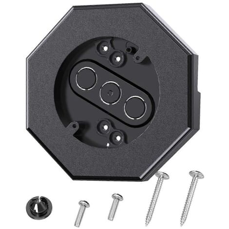 Kit de montage pour bardage octogonal, lampes de bardage verticales noires 8141 (1/5)