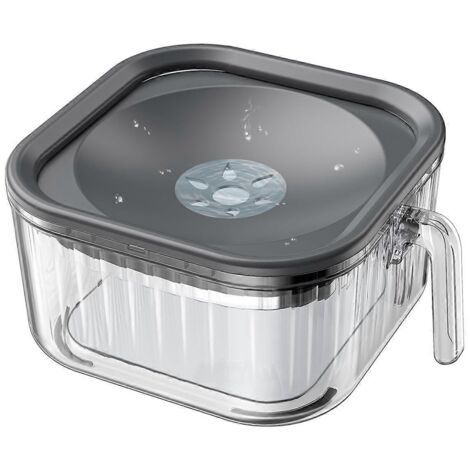 Gamelle anti-déversement pour chien, 2,5 L (86 oz), idéale pour boire lentement. (1/5)