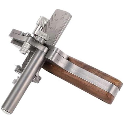 Coupe-lanières de cuir manuel, outil en acier inoxydable de 10 à 60 mm -- (1/5)