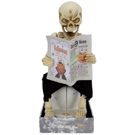 Crâne d'Halloween en résine - Décoration de crâne - Cadeau de Noël - Décoration intérieure (1/5)