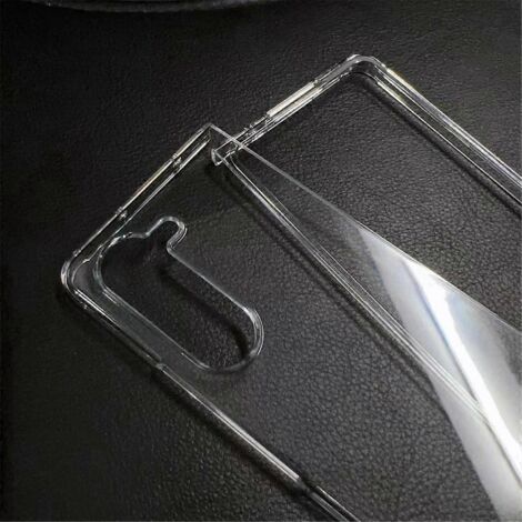 Étui rigide transparent pour Galaxy Z Fold3-- (1/5)