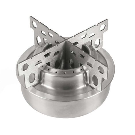 Réchaud à alcool portable Mini Crosses, support de réchaud, brûleur à alcool A-- (1/5)