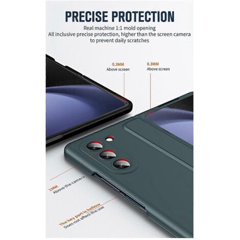 Étui pliable pour Galaxy Z Fold 5 avec porte-stylet, noir-- (1/5)