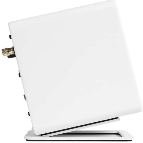 Socle de support pour haut-parleur conçu pour les pieds inférieurs de haut-parleurs de table, blanc -- (1/5)