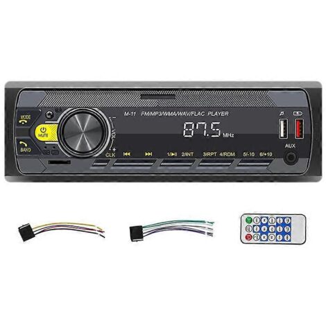 Autoradio MP3 Bluetooth 4 canaux 45 W avec fonctions pour voiture-- (1/5)