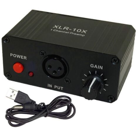 Amplificateur audio symétrique XLR-10X à interface XLR monocanal (1/5)