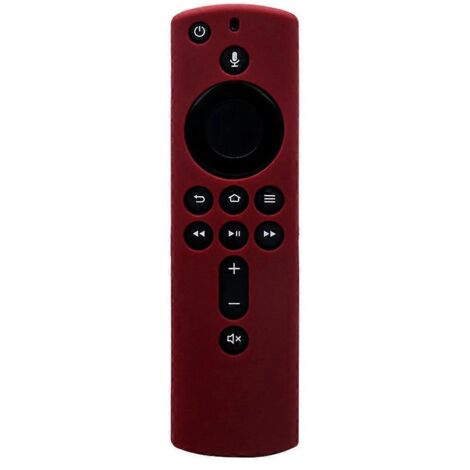 Housse en silicone 2 en 1 pour télécommande 4K, rouge -- (1/5)