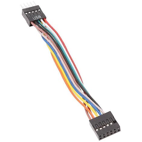 Câble adaptateur carte mère vers châssis standard, 24 AWG, lot de 5 (1/5)