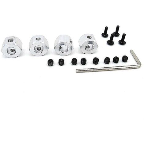 4 pièces de raccord métallique 5 mm à 12 mm pour D12 C24 MN D90 MN99S RC-- (1/5)