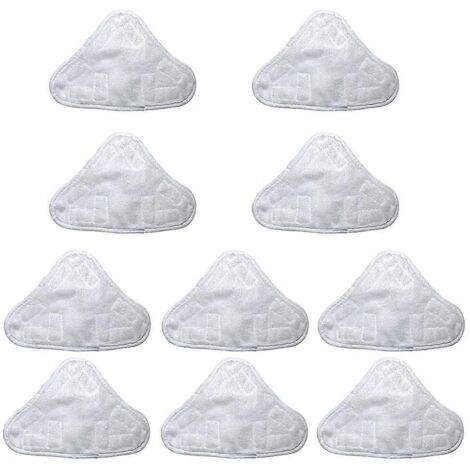 Pour nettoyeur vapeur H2O X5, paquet de 10 lingettes pour balai vapeur-- (1/5)