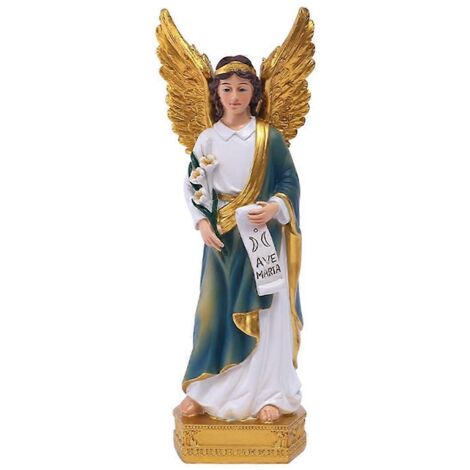 Statue d'ange classique de Saint-Gall, ornement, cadeau, artisanat en résine --- (1/4)