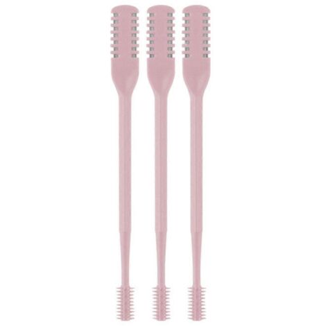 Coupe-poils nasaux 2 en 1, tondeuse rotative à 360°, rose (1/5)