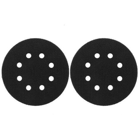 2 pièces de coussinets d'interface en éponge souple à 8 trous de 125 mm (5 pouces) pour surfaces irrégulières (1/5)
