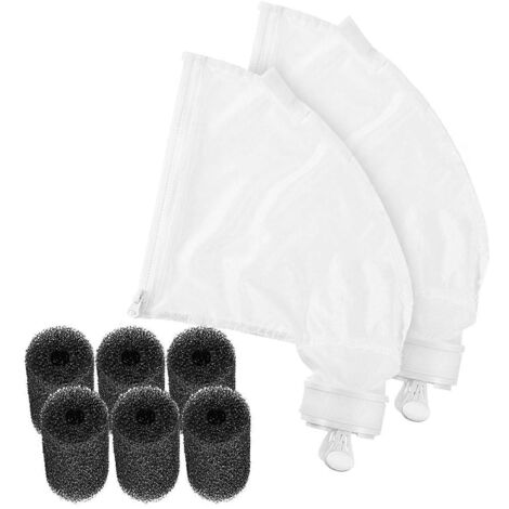Pièces détachées pour nettoyeur de piscine : 2 sacs filtrants polyvalents pour modèles 280 et 480. (1/5)